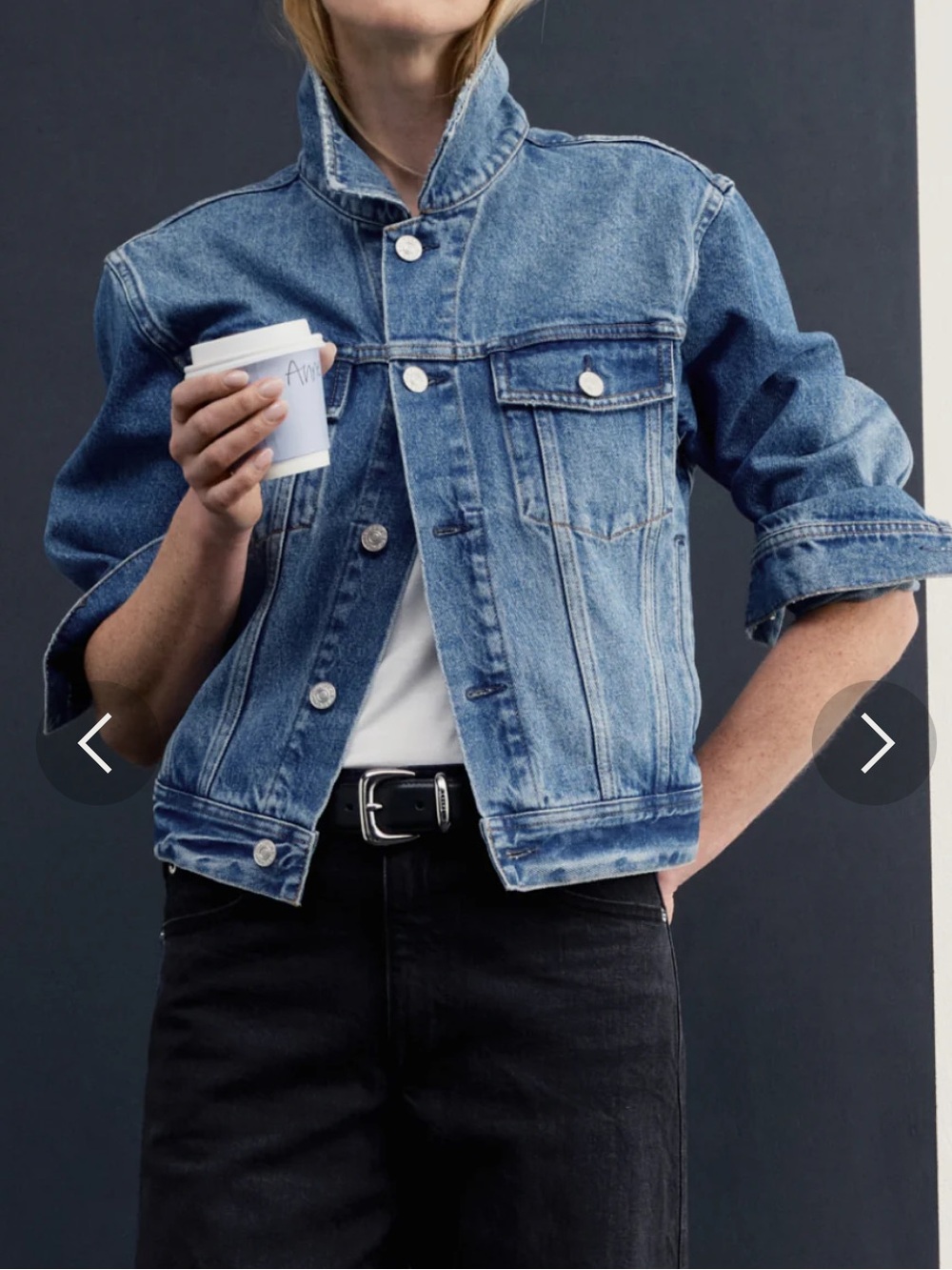 NWT AYR Ride or Fly Denim Jacket